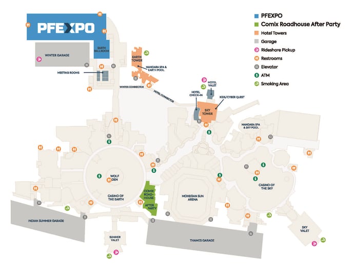 Mohegan Map
